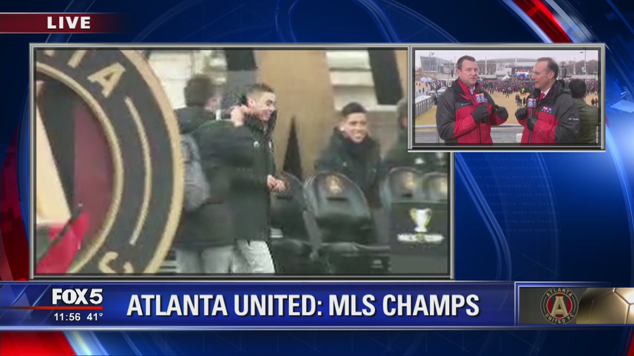 Atlanta United being announced