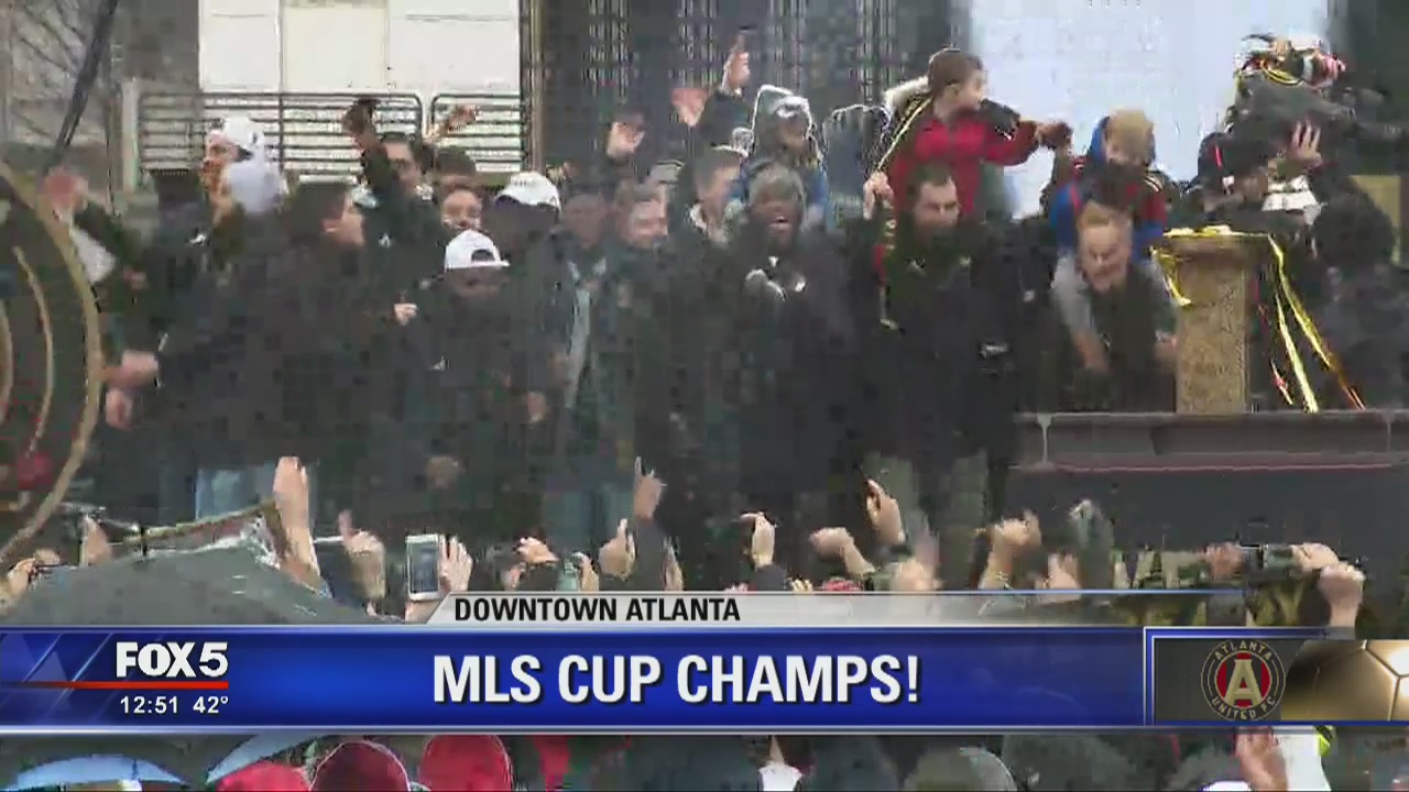Atlanta United parade and celebration wrap up