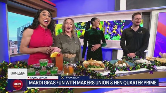 Mardi Gras Fun with Makers Union and Hen Quarter Prime