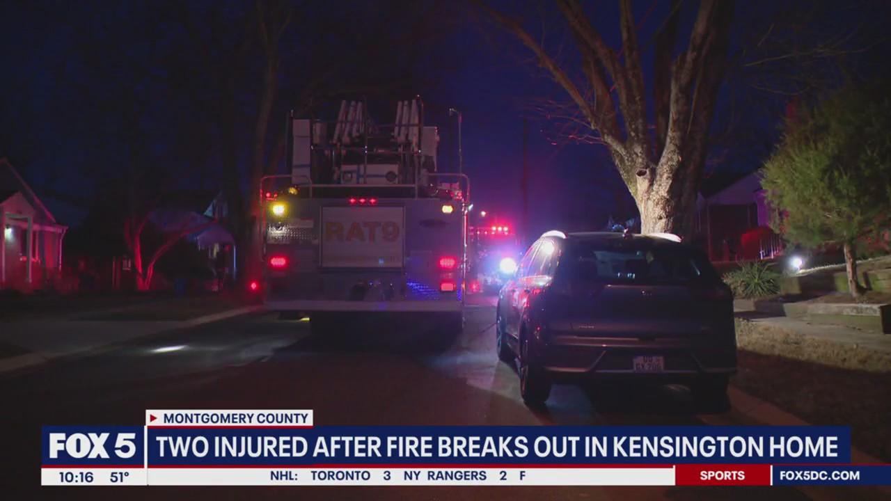 2 people injured after fire rips through Montgomery County home | FOX 5 DC