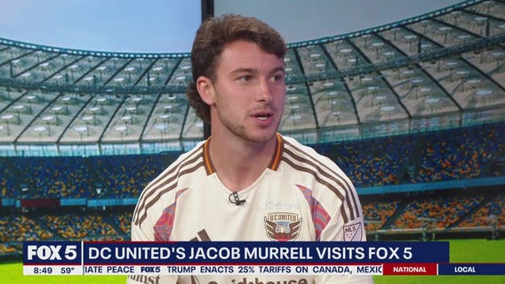 DC UNITED PLAYER JACOB MURRELL VISITS FOX 5