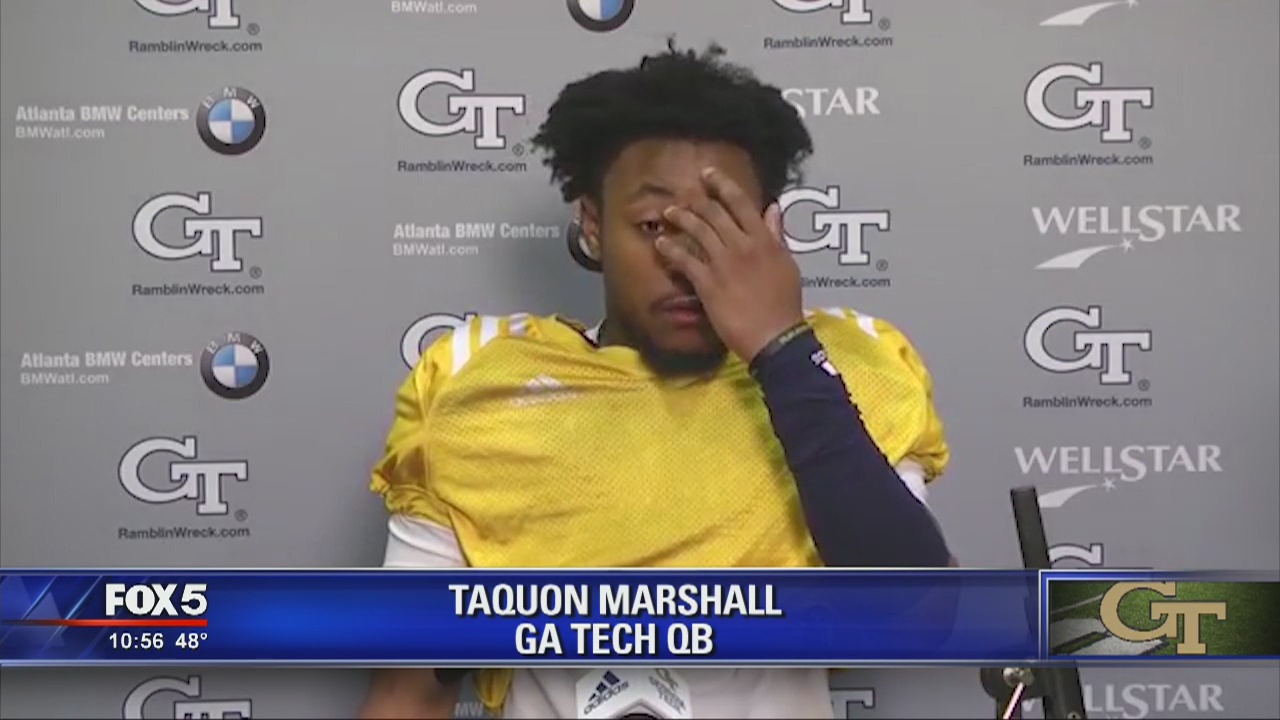 Georgia Tech's Taquon Marshall on bowl game