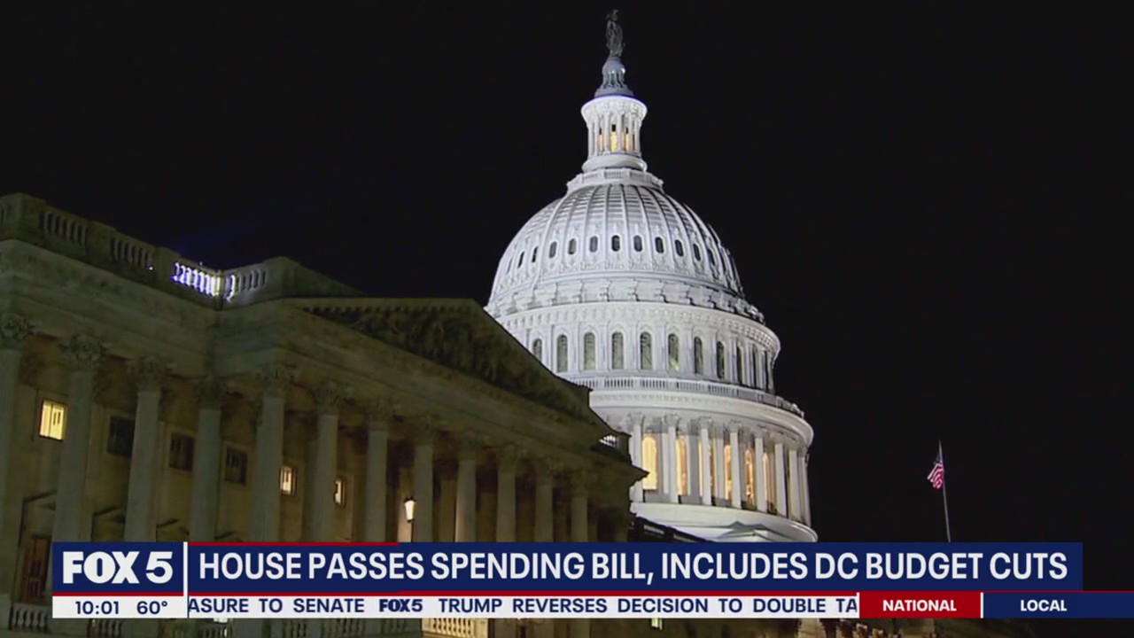 House passes spending bill that would cut $1B from DC budget | FOX 5 DC