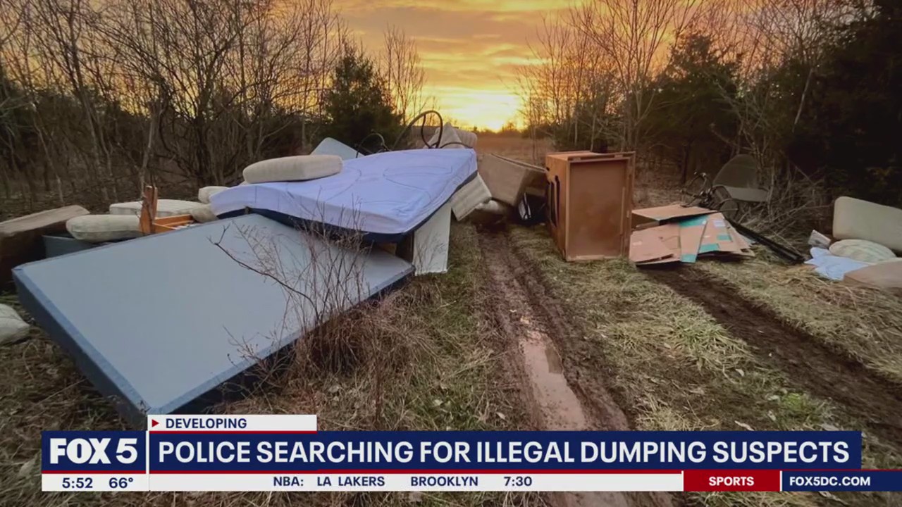 Police search for suspects dumping furniture, trash in Northern ...