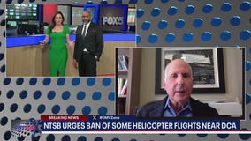 NTSB URGES BAN OF SOME HELICOPTER FLIGHTS NEAR DCA