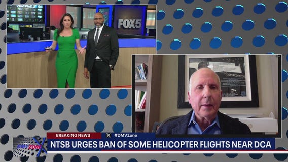 NTSB URGES BAN OF SOME HELICOPTER FLIGHTS NEAR DCA