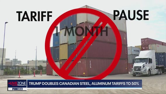 Trump doubles planned Canada tariffs to 50%