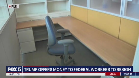 Trump offers money for federal workers to resign