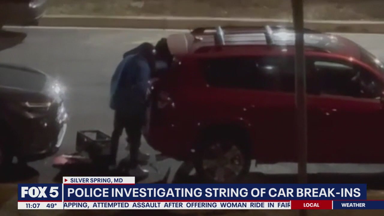 Montgomery County police investigating string of car break-ins | FOX 5 DC