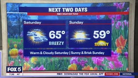 Cooler temperatures across DC region