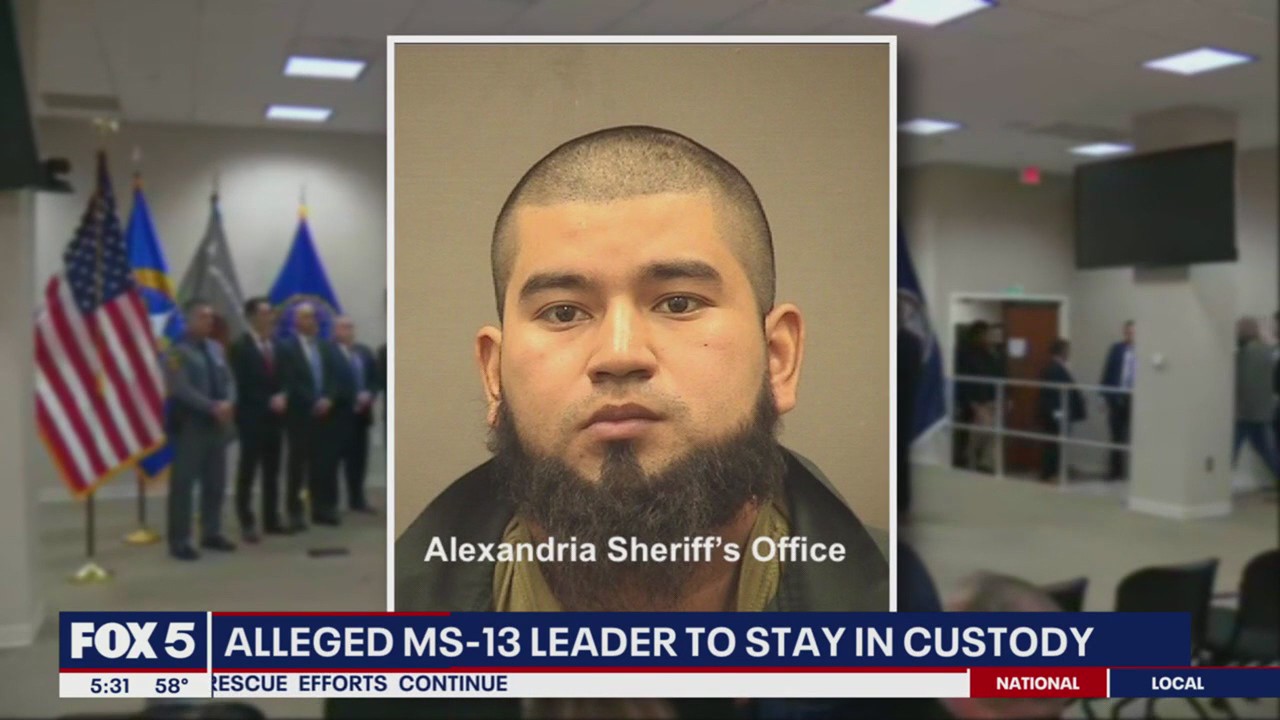 Alleged MS-13 gang member to remain in custody in Alexandria | FOX 5 DC