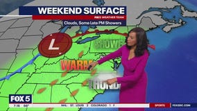 DC weather: Clouds, late showers possible Sunday