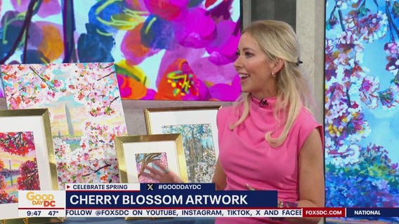 Local artist shares spring in D.C. through art