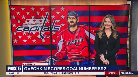 Ovechkin scores 892nd goal
