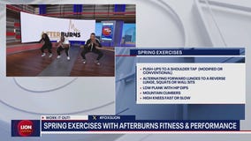 Spring Exercises with Afterburns Fitness and Performance