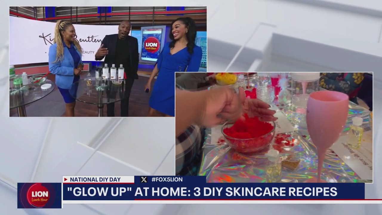 National DIY Day "Glow Up" at Home Skincare Recipes
