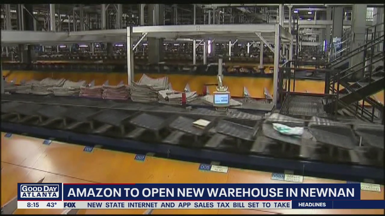 Amazon to open new warehouse in Newnan | FOX 5 Atlanta
