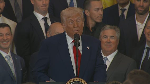 FULL VIDEO: President Donald Trump hosts LA Dodgers at the White House
