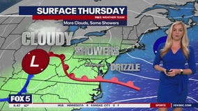 DC weather: Cloudy, cool Thursday with chance of showers