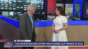FAA investigating after two planes clip wings at DCA