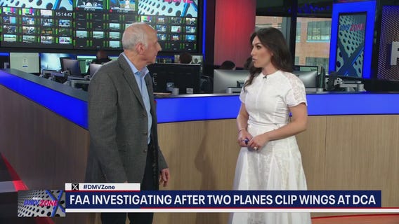 FAA investigating after two planes clip wings at DCA