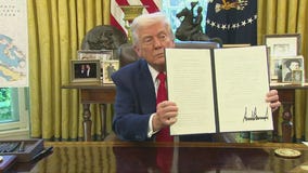 President Donald Trump signs Executive Orders