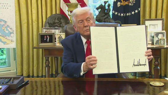 President Donald Trump signs Executive Orders