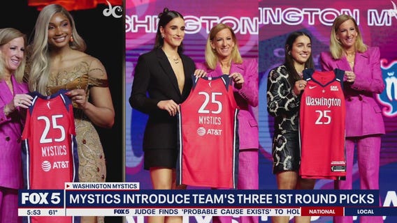 WNBA Draft: Washington Mystics welcomes 3 new players to the team