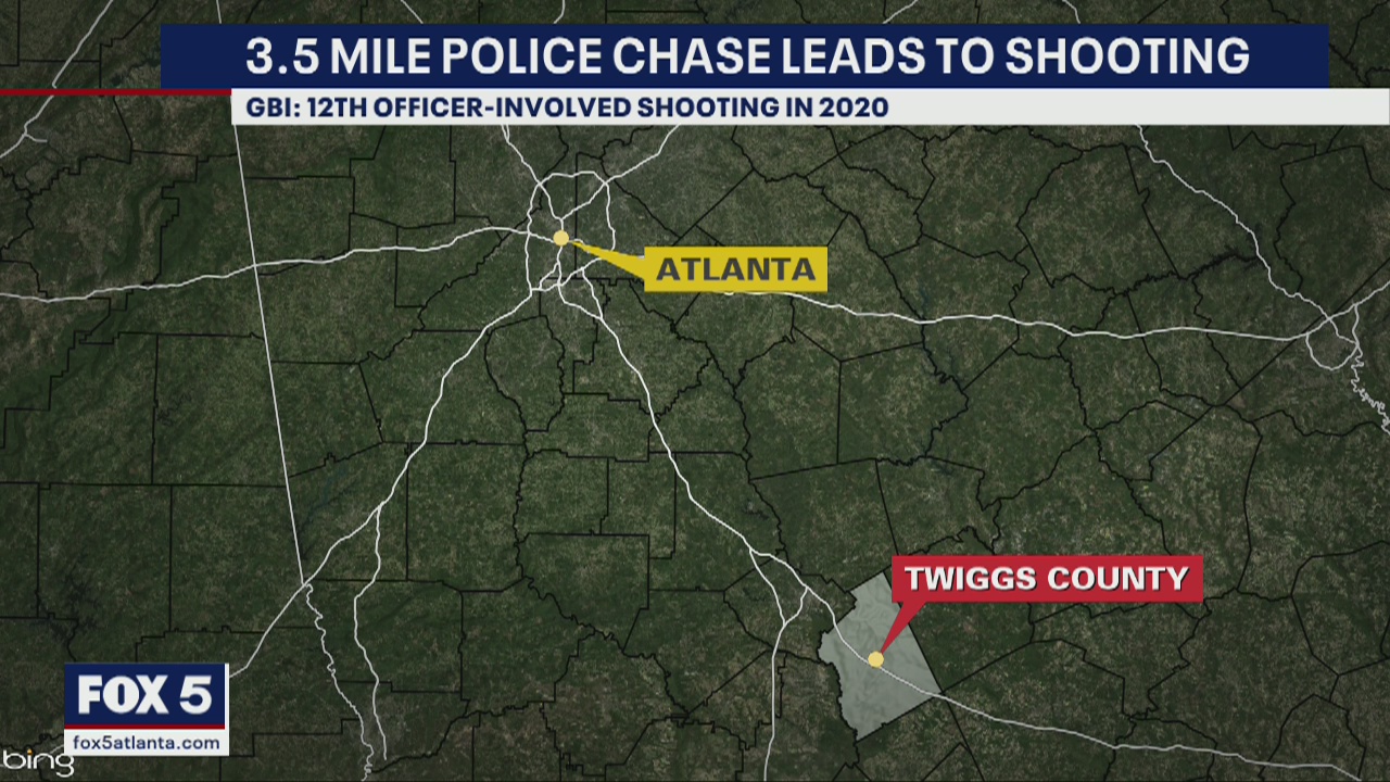 Police chase in Twiggs County leads to shooting | FOX 5 Atlanta