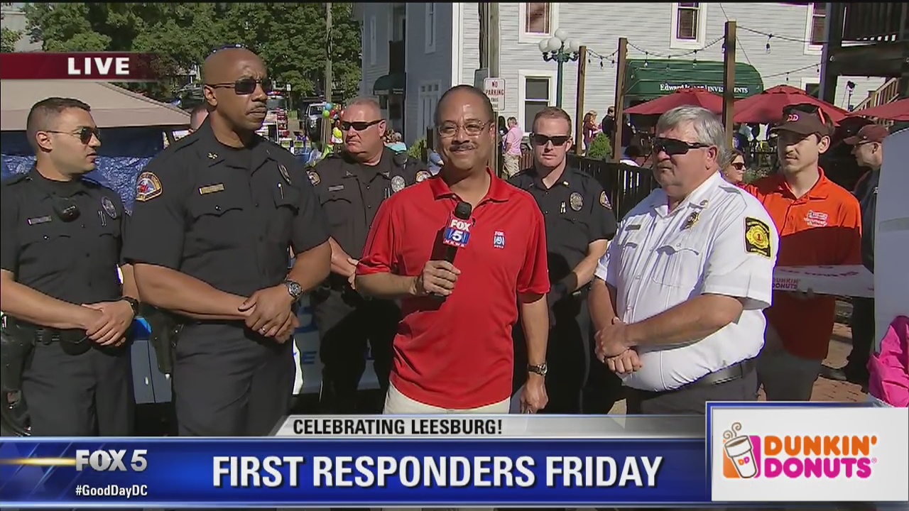 Leesburg Zip Trip: Dunkin Donuts First Responder Friday