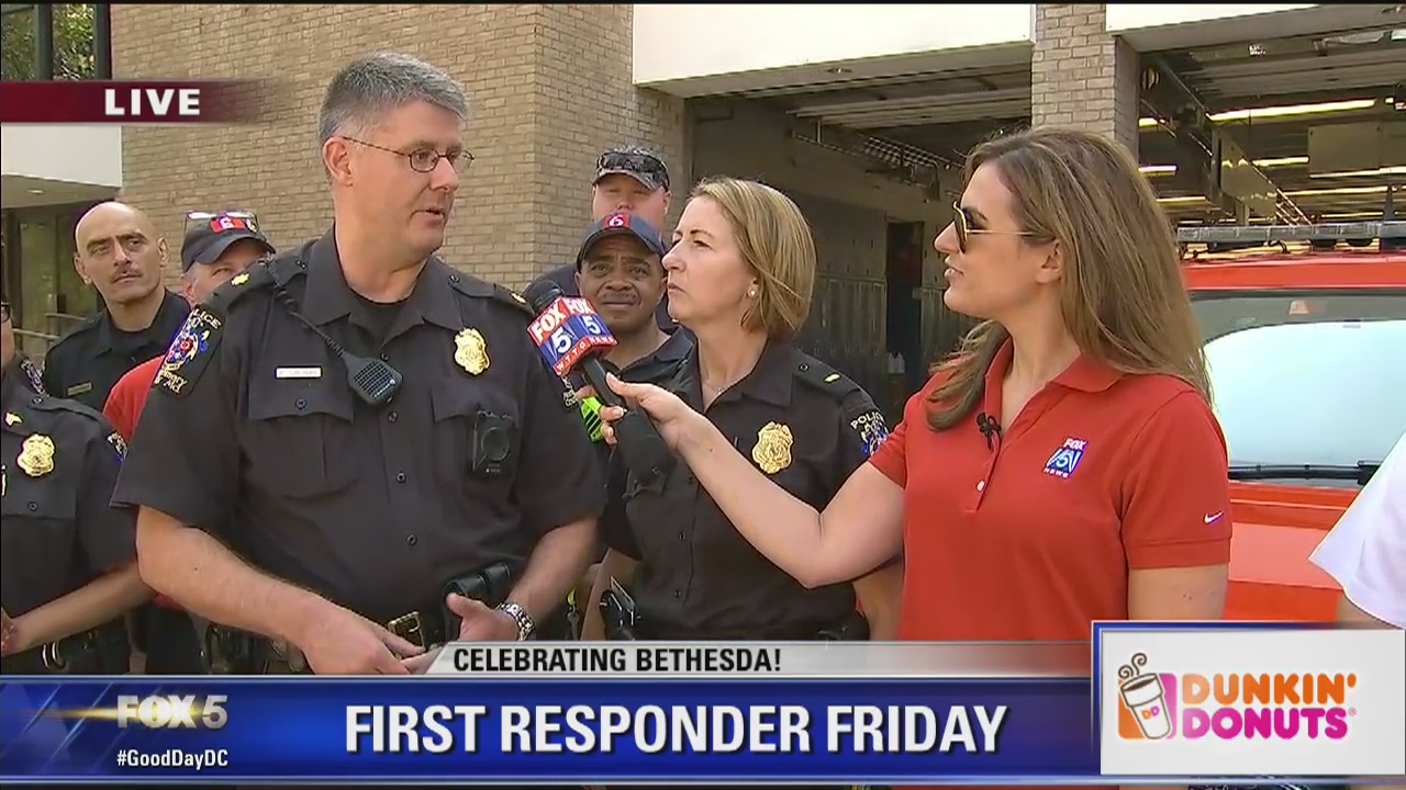 Bethesda | Zip Trip: Dunkin Donuts First Responder Friday