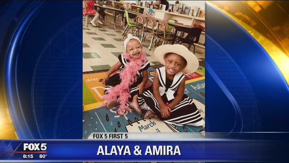 Fox 5 First 5 photo of the day: Alaya and Amira!