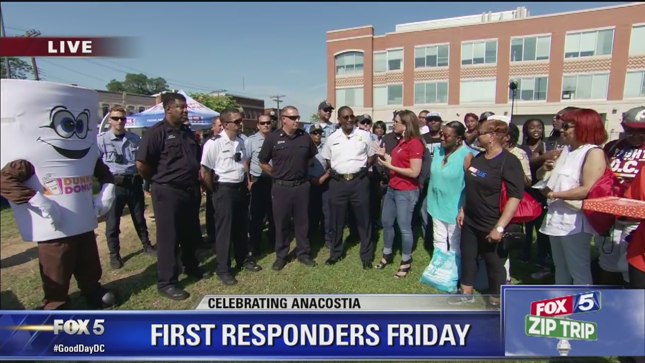 Anacostia | Zip Trip: Dunkin Donuts First Responder Friday MPD & DC Fire and EMS