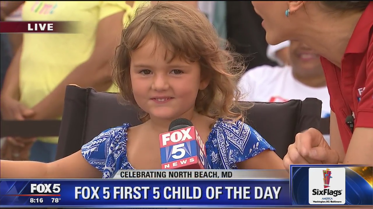 North Beach | Zip Trip: Six Flags America FOX 5 First 5 of the Day