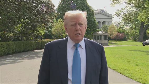 Trump answers reporter questions before flying to Pope funeral