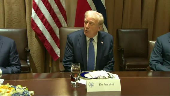 President Donald Trump hosts meeting with Norway PM