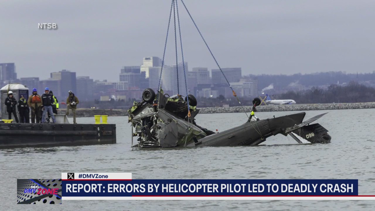 Black Hawk pilot's error led to DCA crash: report
