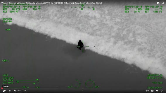 Police rescue autistic child from water