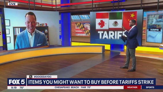Items to buy before tariffs strike