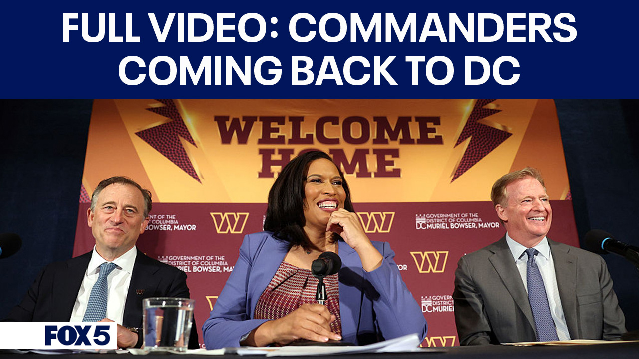 FULL VIDEO: Washington Commanders coming back to DC