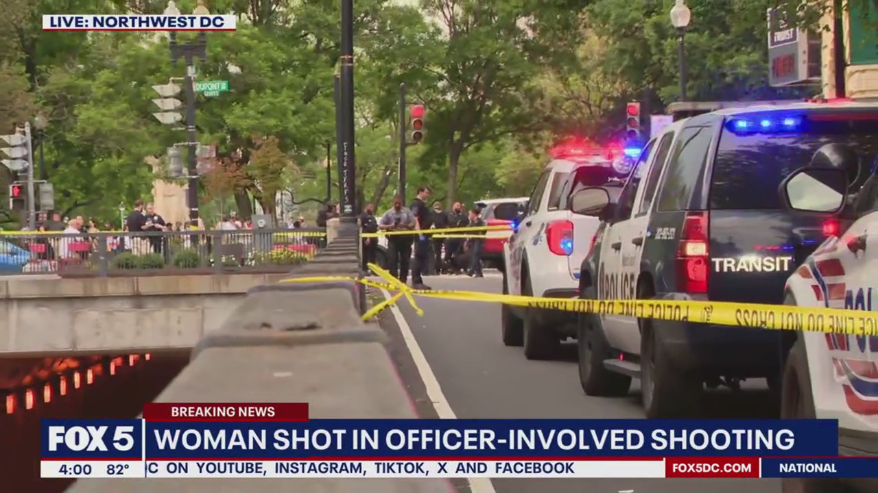 Woman shot by Metro Transit Police officer in Northwest DC | FOX 5 DC