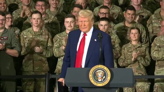 President Trump speaks to Michigan National Guard