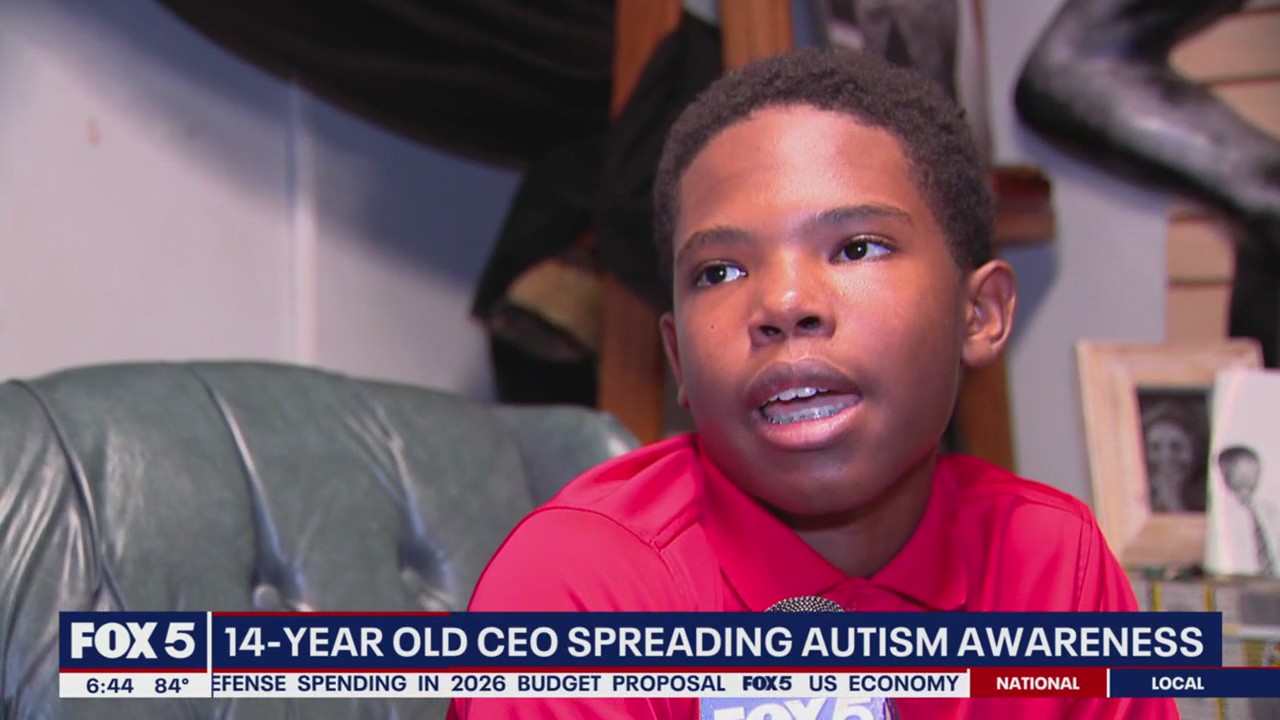 14-year old CEO spreading Autism Awareness | FOX 5 DC