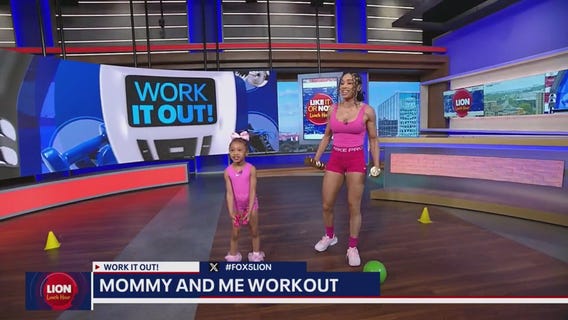 Mommy and Me Workout with The Diva Chef and her daughter