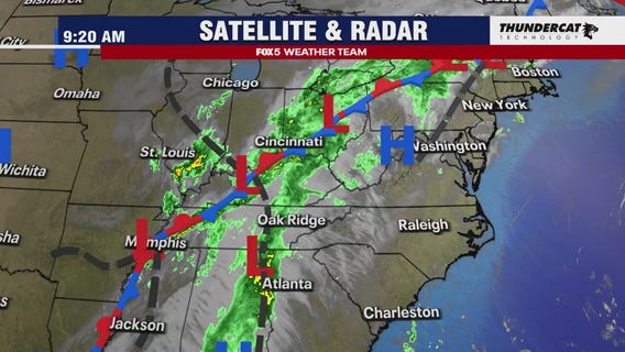 Potential risks for severe thunderstorms and showers this weekend