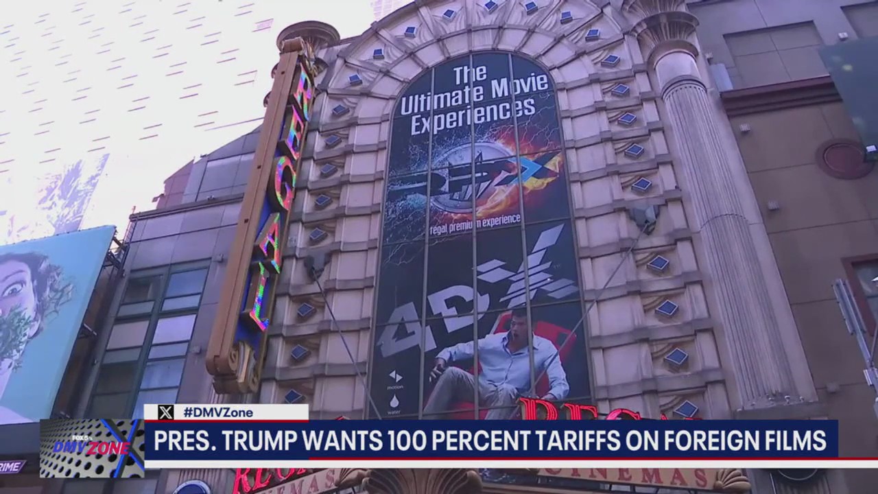Hollywood reacts to Trump's plan for 100% tariffs for foreign-made films