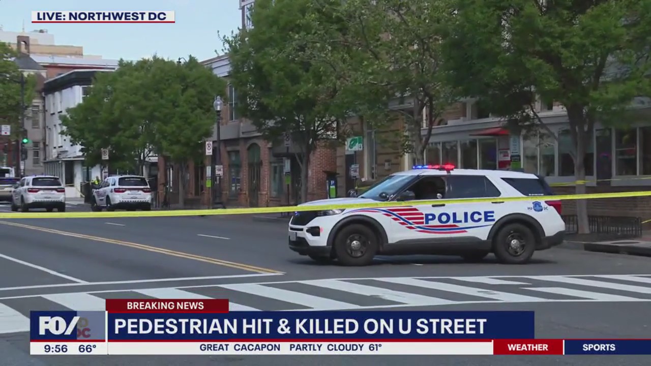 Pedestrian killed after hit-and-run on U Street