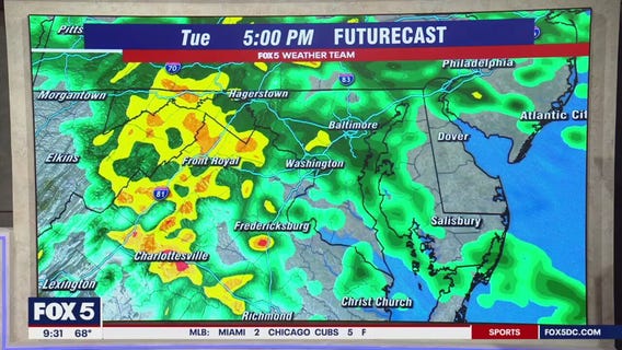 DC region Flood Watch issued Tuesday