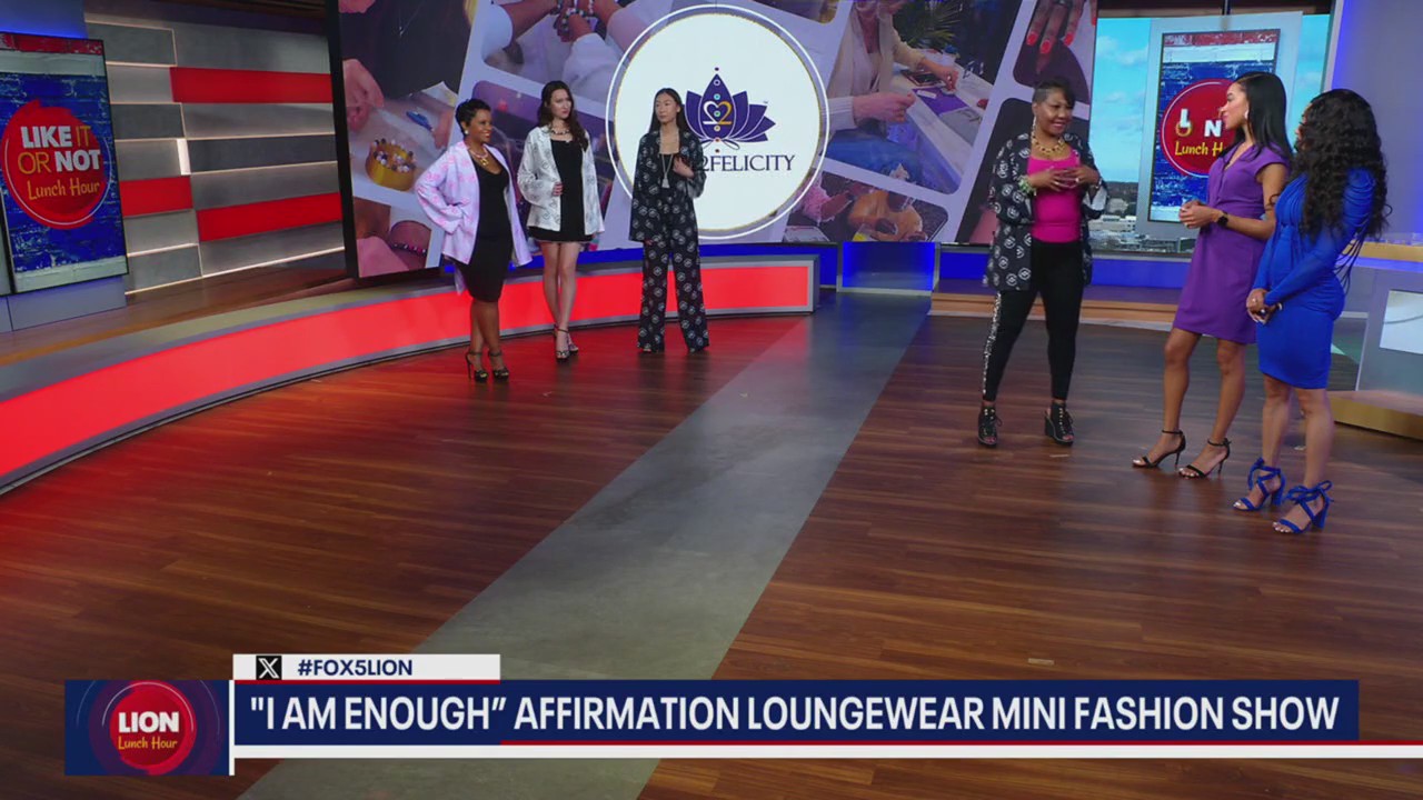 "I AM ENOUGH" Affirmation Loungewear Mini Fashion Show