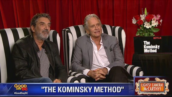 'The Kominsky Method': Michael Douglas and Chuck Lorre chat with Kevin McCarthy about latest project